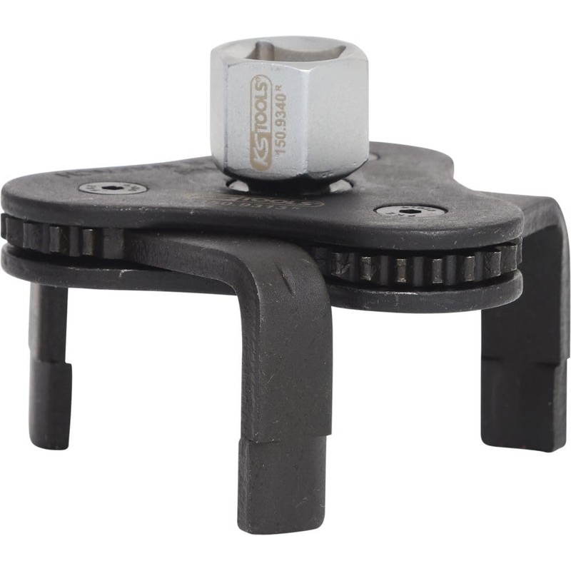 KS Tools 150.9313 1/2"+3/8" oil filter tool, 63-102mm