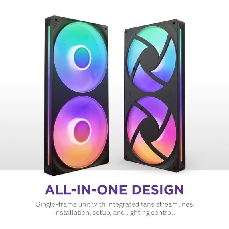 NZXT F280 RGB Core - 280mm Single-Frame Fan Unit with