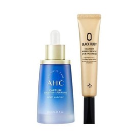 AHC Capture Signature Moist Ampoule 50ml + Black Ruby Collagen Eye Cream 30ml / AHC 캡처 시그니처 모이스트 앰플 50ml + 블랙루비 콜라겐 아이크림 30ml