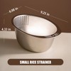 Small Rice Washing Bowl with Strainer Quinoa Washer Bowl, Stainless