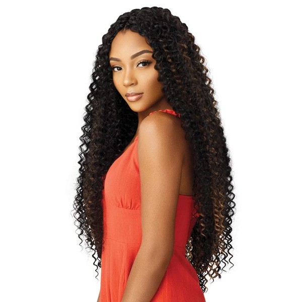 Outre X-Pression Twisted Up Long Length Yaki Curly Style Synthetic