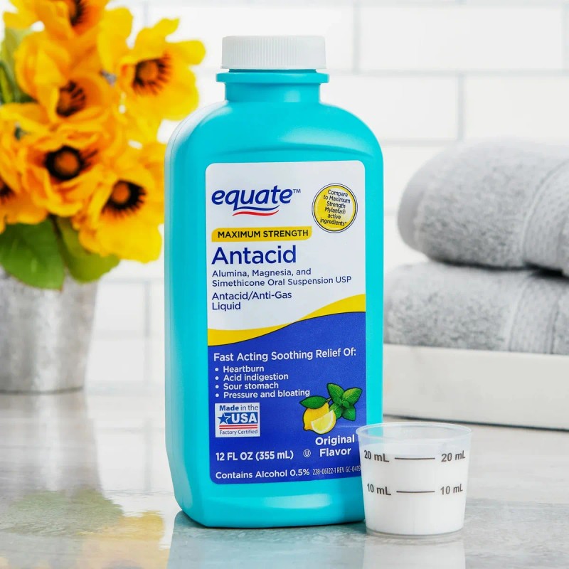 Equate Antiácido Máxima Fuerza Igual A Mylanta Importado