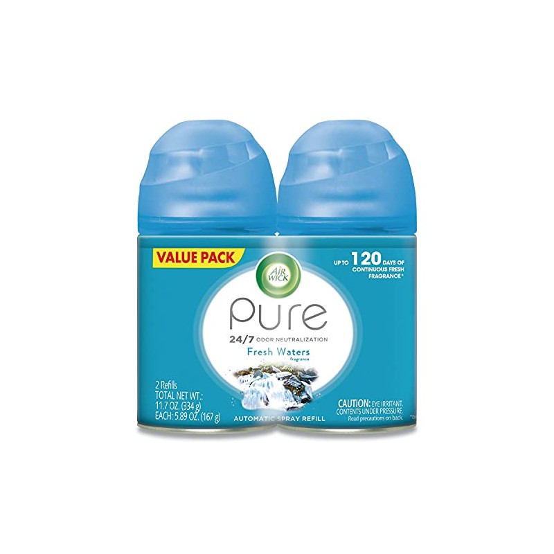 Freshmatic Ultra Automatic Spray Refill, Fresh Waters, Aerosol, 5.89 Oz,