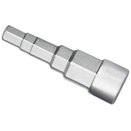 drado Radiator Wrench, Universal Step Wrench with Square Socket 1/2 Inch Radiator Spud Wrench 3/8, 1/2, 3/4, 1-1/4 Inch and 21mm for Sanitary and Radiators