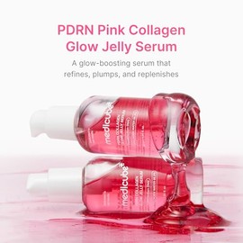 Medicube Pdrn Pink Collagen Glow Jelly Serum | Lightweight Water-Jelly for Plump & Supple Skin | Radiance & Elasticity Care with PDRN, Collagen, Niaci