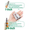 EESC2Y Metal 1" Threaded Tips Replacement for Wood Push Broom