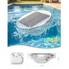 NIORSUN Floating Solar Pool Lights(2 Pack), IP68 Waterproof Solar Powered