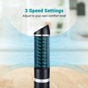 DR.PREPARE Oscillating Tower Fan, Desk Table Fan with 3 Speeds,