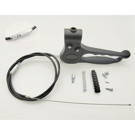 Rollator Brake Handle Replacement Hand Brake with Cable,40" Cable,5W & 15J Serial,2 Screws,Adjustable Wheel Lock Brakes,Fits All Brands 3/4-Wheel Rollator Parts,9502F1025701,10257,W/Hardware(1Ea)