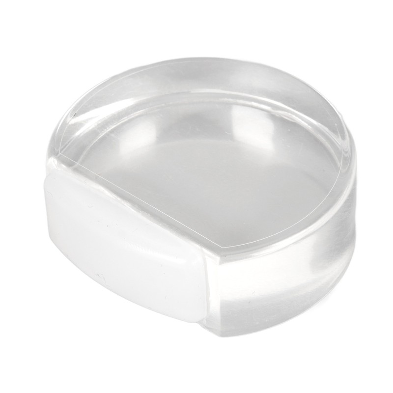4pcs Transparent Door Stopper Soft Acrylic Door Holder Prevent Impact