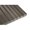 Falken Design Polycarbonate Roof Panel Twinwall (Multiwall) Bronze 24 in.