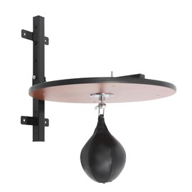 Speed Bag, Speed Bags for Boxing, Speedbag, Speedbag Platform, Punching Bags, Wall Mount Stand, Adjustable Height for Workout, Punching, Training, Boxing, Exercise (Log Color)