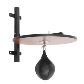 Speed Bag, Speed Bags for Boxing, Speedbag, Speedbag Platform, Punching Bags, Wall Mount Stand, Adjustable Height for Workout, Punching, Training, Boxing, Exercise (Log Color)