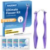 Flosser Kit, Shred-Resistant, Insert & Rotate 90° to 135° for
