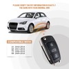 USAKeys Car Key Replacement for AUD- A1 TT R8 Q3