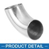 A ABSOPRO 90 Degree Exhaust Elbow Pipe OD 1.75" SS304
