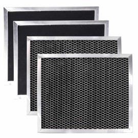 4 – PACK 97007696 Charcoal Range Hood Filter Replacement - Compatible with Broan 6105C