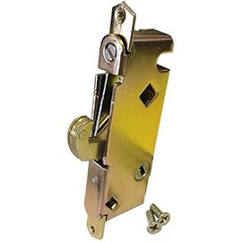 Round-Face Mortise Lock with 3-11/16 in. Screw Holes and 45 Degree Keyway