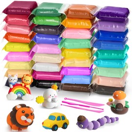 EOPUOZS Modelling Clay Air Drying 36 Colours Modelling Clay Set, Air Drying Clay for Children, Air Dry Magic Clay, Gift for Boys and Girls Aged 3-12 Years