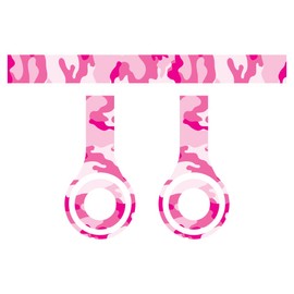 Pink Military Camouflage Print Set of 3 Headphone Skins for Beats Solo HD Headphones - Removable Vinyl Decal!