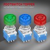 DaierTek Footswitch Pedal Buttons Glow in the dark, Guitar Effect