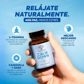 Nootropico Contra Ansiedad Con Gaba, Camomila 60cap Homodeus                                                                                          