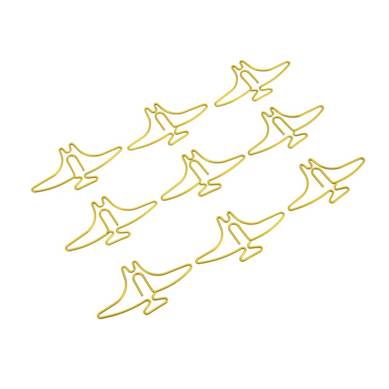 100pcs Paper Clips Prevent Slip Cute Animal Shaped Decorative Metal