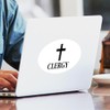 CafePress Christian Clergy Sticker Oval Car Bumper Sticker