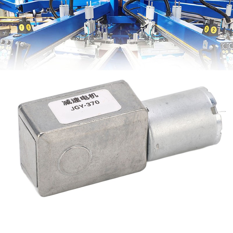 Gear Motor 4‑25kg·cm 12mm Shaft Self Locking Reversible DC 24V