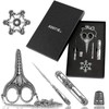 6 Pcs Embroidery Scissors Kit, Golden Exquisite Retro Scissors European