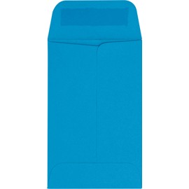 #1 Coin Envelopes (2 1/4 x 3 1/2) - Pool Blue (250 Qty.)