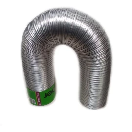 Miber 2 Ducto Flexible De 2.4m Aluminio 4puLG Secadoras O Campanas