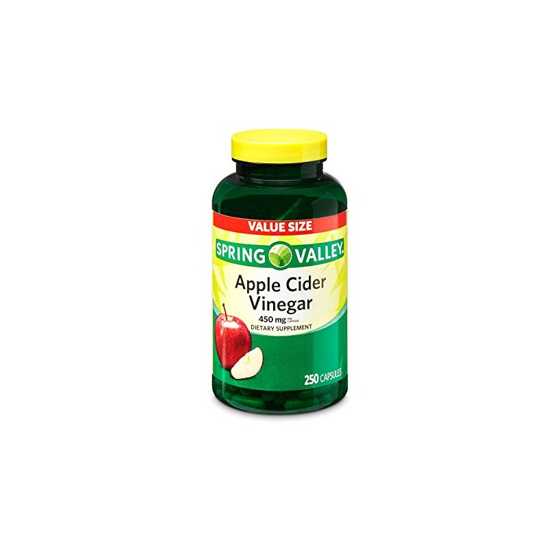 Spring Valley Value Size Apple Cider Vinegar, 450 mg, 250
