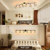 GORDNWE 6-Light Track Kits, Adjustable Track Fixtures - E12 Metal
