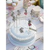 Talking Tables Lot de 12 Pics Alimentaires, Alice Au Pays