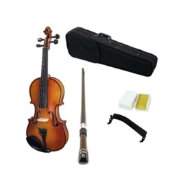 Paititi 15.5'' Size Upgrade Solid Wood Ebony Fitted Viola With Case Bow, Shoulder Rest and Rosin (15.5'')