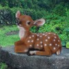 Simulated Sika Deer Garden Decor Scene House Patio Ornaments Resin