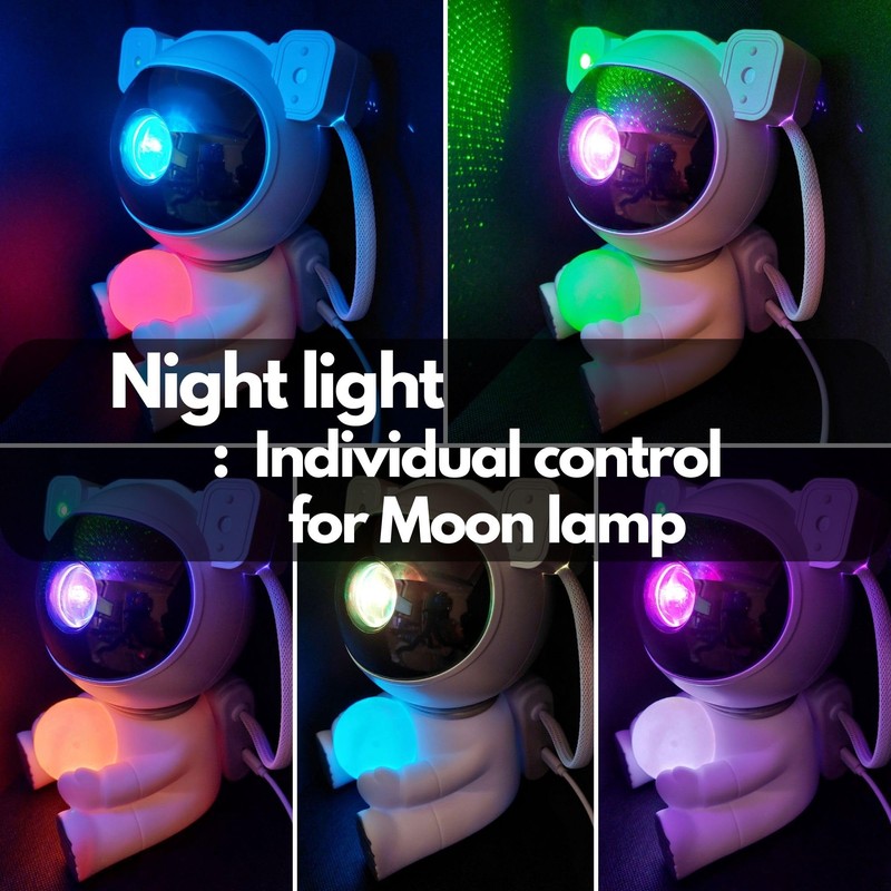 KOSU Astronaut Light Projector, Galaxy Light for Kids Bedroom, Star