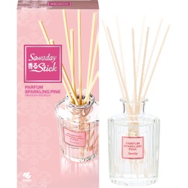 【まるで香水のような 部屋の芳香剤 】サワデー香るスティック パルファム スパークリングピンク 本体 70ml [ 小林製薬 ] 芳香剤 部屋用 【 部屋 玄関 に映える ディフューザー 】 ルームフレグランス フレグランスディフューザー リードディフューザー