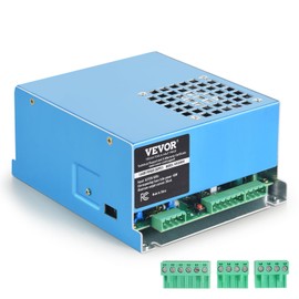 VEVOR CO2 Laser Power Supply, Power Supply for Laser Tube, Constant Current Protection, Open Circuit Protection, Fast Heat Dissipation, Compatible for Multi-Brand Laser Engravers & Cutters (40W)