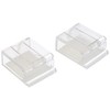 Kleine Wolke 0279000000 Shower Curtain Clips Set of 2 Transparent