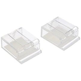 Kleine Wolke 0279000000 Shower Curtain Clips Set of 2 Transparent