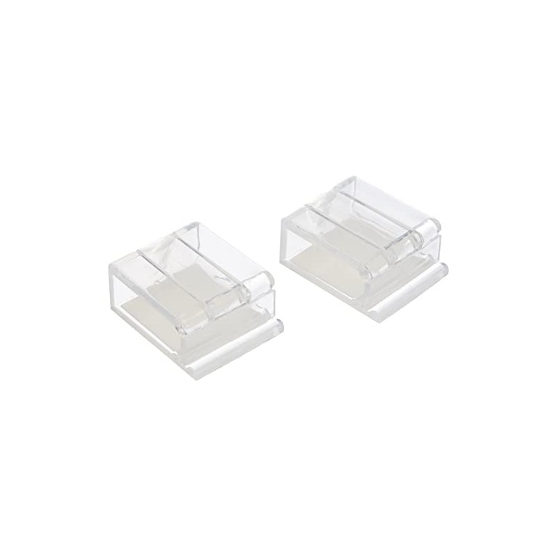 Kleine Wolke 0279000000 Shower Curtain Clips Set of 2 Transparent