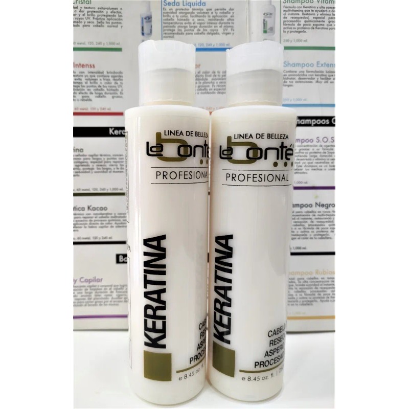 2 Pzs Keratina Labonté Para Cabello Procesado De 240ml