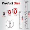Aluminum Ground Anchors, 12-Pack Heavy-Duty Screw Stakes