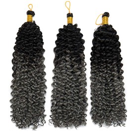Tess 14-inch braids, synthetic hair braid, 1 piece crochet braids, hair extensions, water wave curly hair pieces, 30 strands (100g)/pc, synthetic hair extensions, 100g/pack.