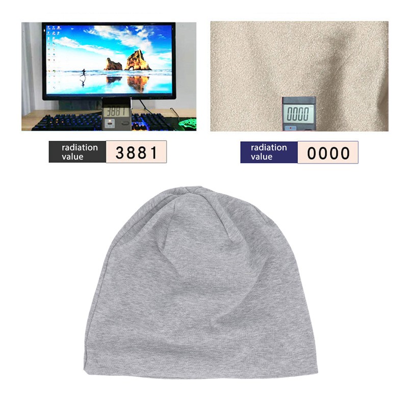EMF Hat Cotton Beanie Slouch EMF Protection Beanie Hat Fashion