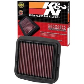 K&N DU-1112 Filtro de Aire para Motor Alto Rendimiento Premium Powersport Compatible con Ducati Negro