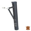 Black Leather Quiver Traditional Leather Archery Quiver Arrow Holder Waist/Hip