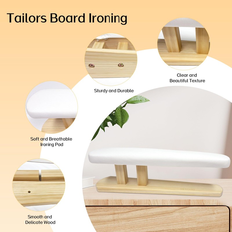 DE-LIANG Padded Chest & Sleeve Tailor Ironing Board Long with